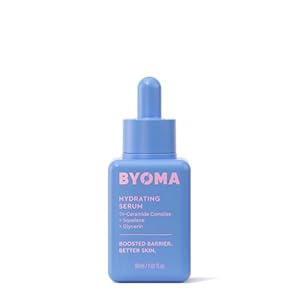 BYOMA Hydrating Serum (30ml) Moisturising Face Serum with Squalane and Ceramides for Glowing, Dewy Skin – Deep Hydration and Barrier Support