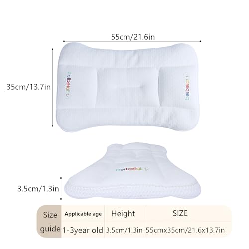 Hebove Dual-Sided Kids Cervical Pillow