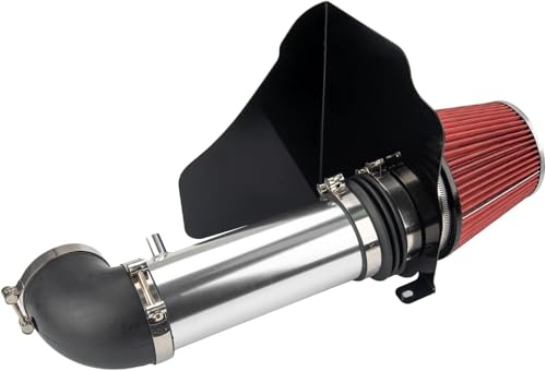 PHILTOP Cold Air Intake System Aluminum Polished red High Flow ...