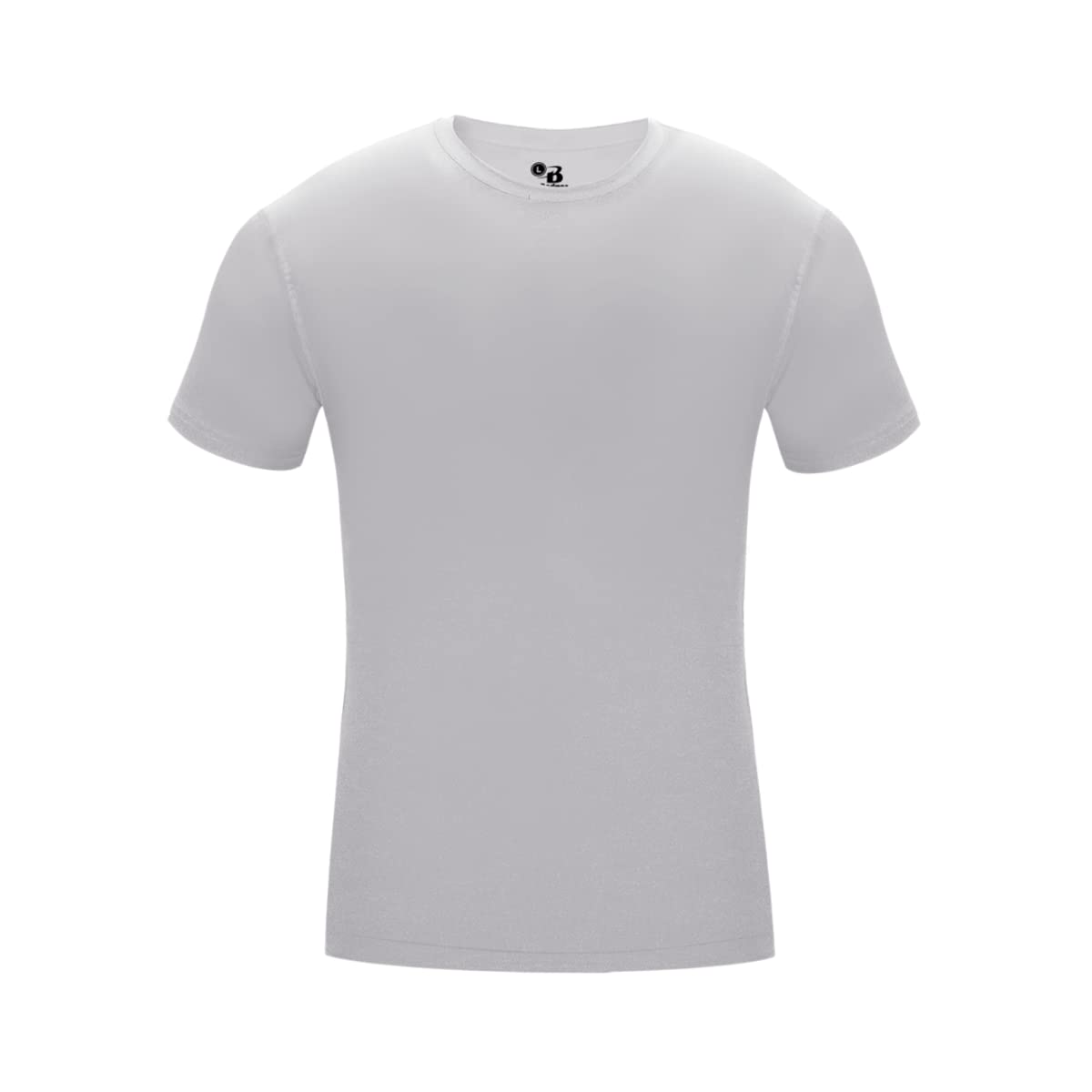 Badger Sports Pro Compression Crew Silver Medium