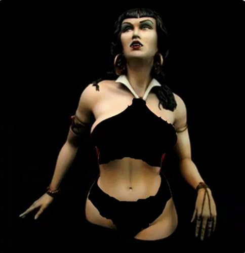 Maquette Femme Vampire Ancienne buste résine 1/10 kit miniature 0G6z-6