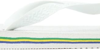 Havaianas Women's Brazil Flip Flop Sandal, White, 11/12 M US | Image 3