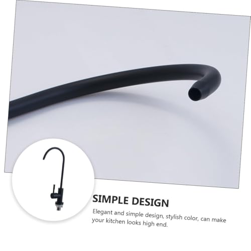 Robinet basse pression noir avec bec pivotant pour cuisine - 6