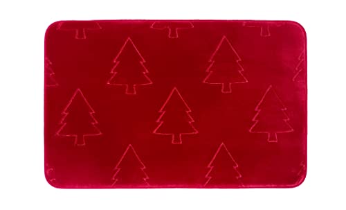 Indecor Home 2-teiliges Badezimmerteppich-Set für Weihnachten Urlaub mit WC-Deckelbezug und Schaumstoff-Badematte für… – Bild 4