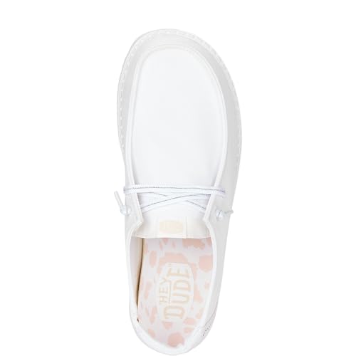 Image of HEYDUDE Women's Wendy Stardust Slip On Loafers | Lightweight Casual Shoes for Travel, Walking & Everyday Style