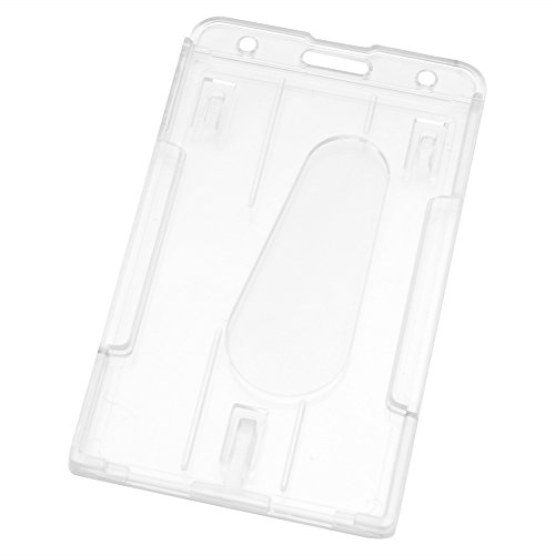 Hard Access Card Cover Credit Card for Case Badge Holder Double Side