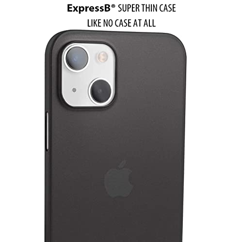 Image of ExpressB for iPhone 16 Case Back Cover | Zero Drop Protection | Perfect for Minimalists | Ultra Thin Anti Scratch Matte Finish Case for iPhone 16 (Black)