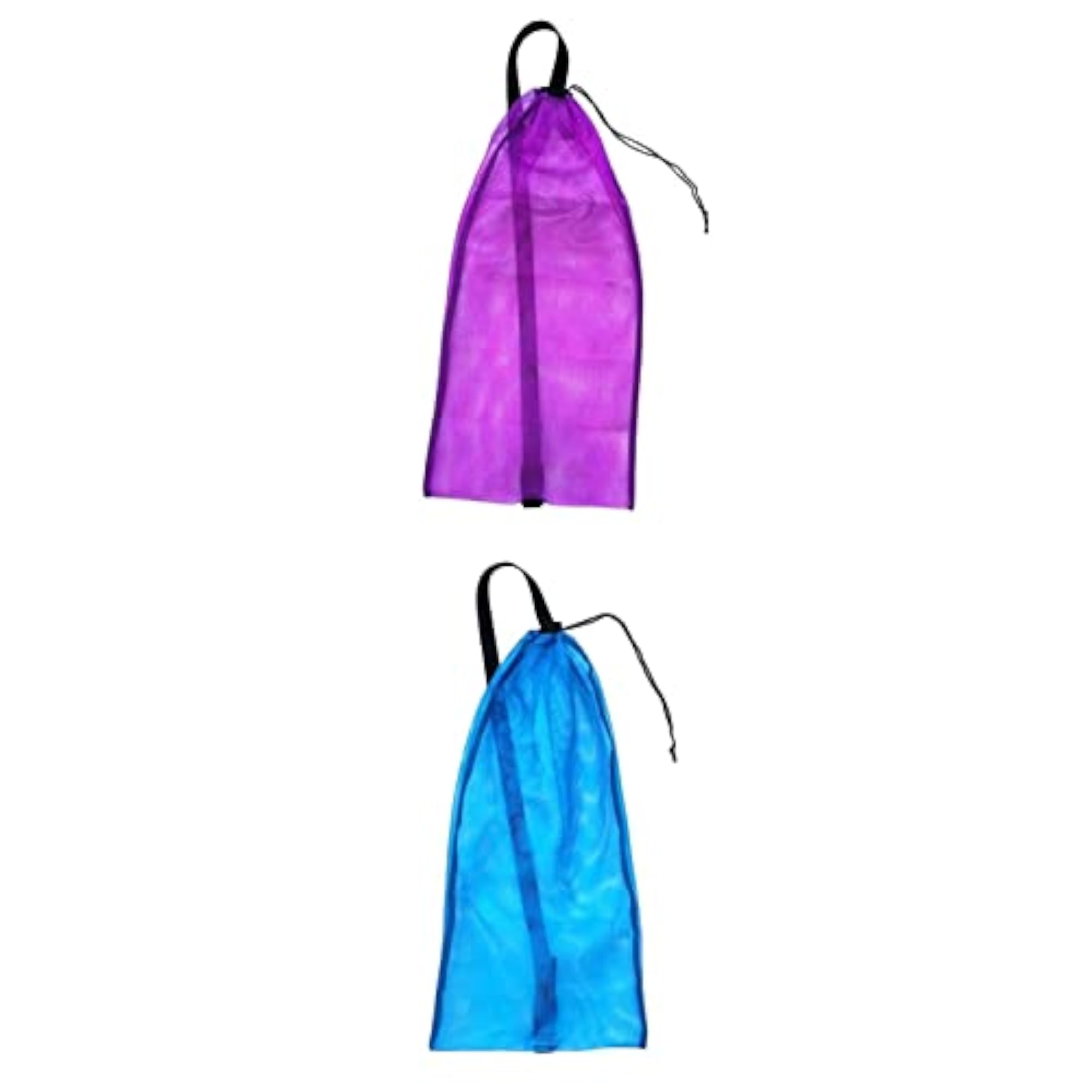 2Pcs Drawstring Mesh Bag Pouch, Scuba Diving Gear