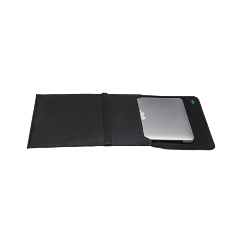 Protective Sleeve V2 - Custodia protettiva per laptop e notebook fino a 13,3 pollici (esterno robusto, materiale interno utilizzabile come superficie per il mouse, 350 x 260 mm) Nero - Gadget - Immagine 9