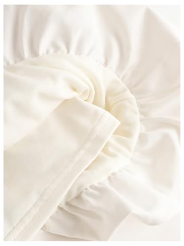 Floerns Girl's Y2k Halter Bubble Dress Ruched Sleeveless A Line Flare Birthday Princess Dress4