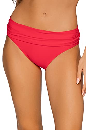 Sunsets Women's Standard Unforgettable Shirred Band Bikini Bottom Swimsuit