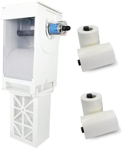 CoralVue Klir Drop-in Automatic Fleece Filter Di-7 V2 & Replacement Rolls Bundle (3 Items)