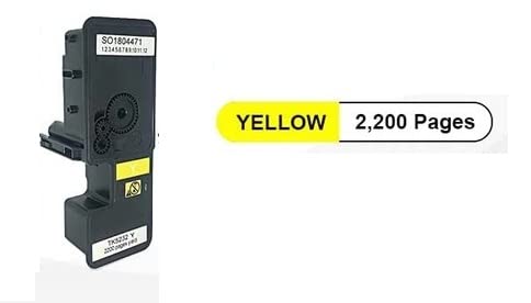 VERENA Tk-5230 5231 5232 5233 5234 Color Toner Cartridge Compatible for Kyocera Ecosys P5021cdw P5021cdn M5521cdn Printers (Pack of 1, Yellow)