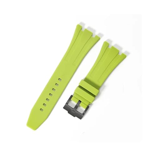 27mm 28mm 30mmラバーシリコーンウォッチストラップAPロイヤルオークオフショアシリーズバンドメンズブレスレットソフトリストバンドにフィット