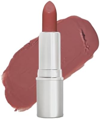 Honeybee Gardens Truly Natural Long Lasting Lipstick, Swizzle, Neutral Pink Mauve, Naturally Hydrating & Nourishing, Vegan, Gluten-Free & Cruelty-Free, 0.11 oz / 3 g