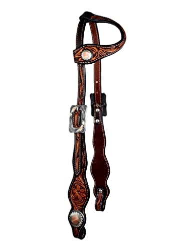 Professional's Choice Jasmine Single Ear Headstall w/Sunflower Conchos