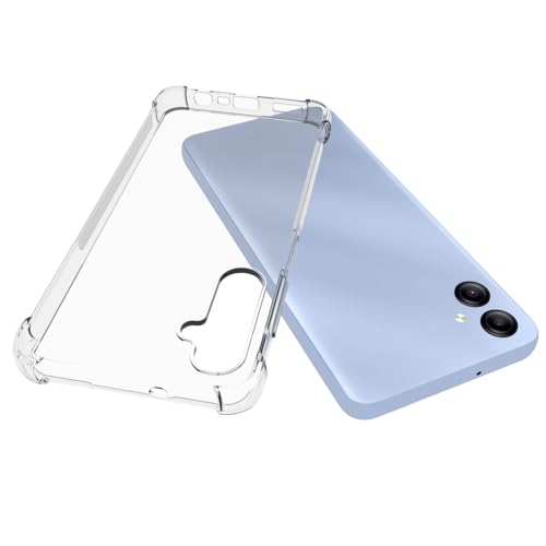 Image of for Samsung A05s Case,Samsung A05s Phone Case Clear Transparent Reinforced Corners TPU Shock-Absorption Flexible Cell Phone Cover for Samsung A05s - Transparent