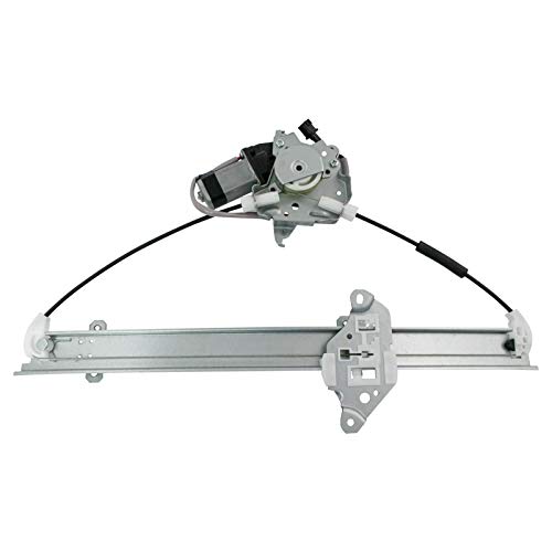 Image of TRQ Front Right Power Window Regulator & Motor Assembly Passenger Side Compatible with 2000-2006 Nissan Sentra NI1351113 NI1351120 NI1351157