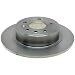 ACDelco 18A1318A Advantage Non-Coated Rear Disc Brake Rotor