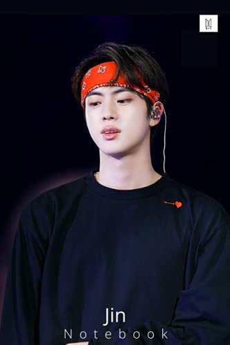 BTS Jin notebook: Kim Seok-jin Notebook for BTS army and jin fans (100pages. 6x9inch)