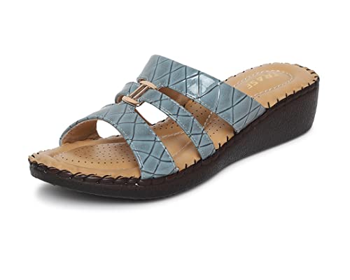 Image of TRASE Women's Flip-Flops & Slippers | Doctor Ortho Comfortable Chappal for Women & Girls | Light weight, Soft Footbed, Comfortable & Stylish | Diabetic & Orthopedic Footwear, Good for Knee & Foot Pain