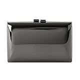  Anna Cecere Sac d\'embrayage, Sabrina gris, satin, strass - ACACA365PELTRO