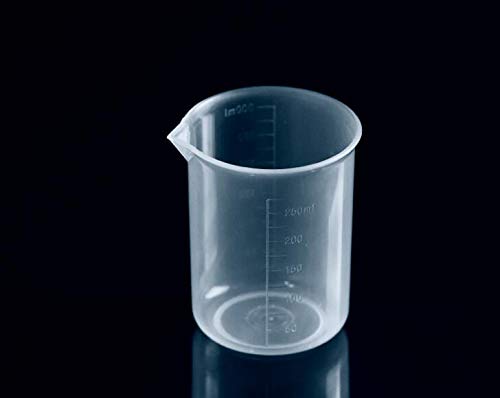 PANYTOW Kitchen Laboratory Plastic Measurement Beaker Measuring Cup 50ml/150ml/250ml/500ml 1 Each - Image 2