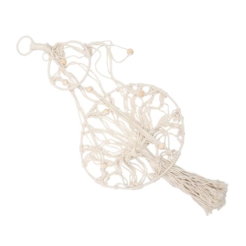 Milisten ペットベッド 猫ケージ ゴミ マクラメ猫ハンモック 手織 猫のベッド hammock ハンモック pet bed 子猫吊りベッド 装飾猫ハンモック 猫ベッド 綿糸 Beige