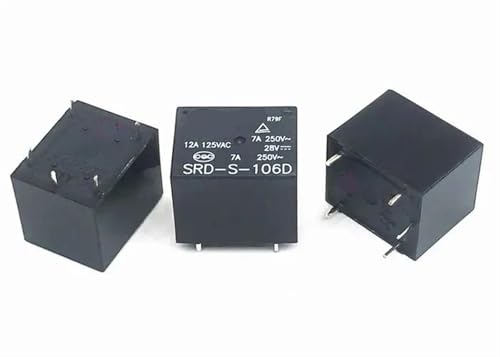 Relais 5 broches SRD-S-106D 6V mini pour circuit imprimé T73-1C