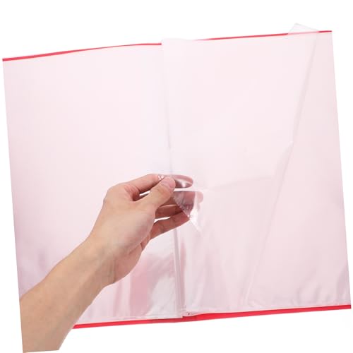 Porte-documents A3 rouge à grosse capacité de rangement SHINEOFI - 3