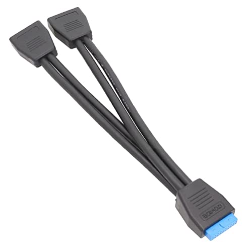 Câble carte mère USB 3.0 interne vers double port USB 3.0 type A femelle