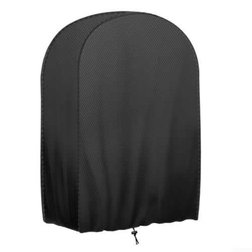 Funda protectora para carrito de carrete de manguera de jardín de 4 ruedas fabricada con tela Oxford 600D, escudo resistente a la intemperie, dobladillo ajustable, correas reforzadas, adecuada para
