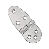 Industrial Heavy Duty Turning Plate Round Corner Stainless Steel Hinge Mechanical Accessories 1Pcs (Color : CL238-1)