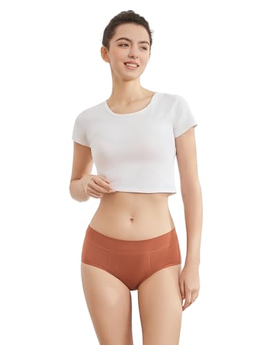 Image of Goat Union Midi Period Underwear for Women Teens, Menstrual Period Panty, Organic Cotton Lining, Full Coverage & Heavy Flow