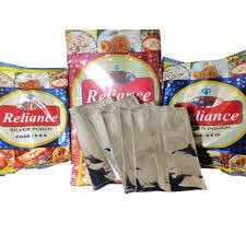 Kwality Aluminium Silver Foil Pouches for Food Packaging (6  8, 100)