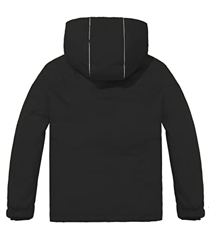 Image of Boys Girls Waterproof Ski Jacket Hooded Snowboard Coat Windproof Winter Snow Outwear