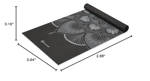 Image of Gaiam Print Yoga Mat, Non Slip Exercise & Fitness Mat for All Types of Yoga, Pilates & Floor Exercises