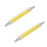 118mm 20W R7S LED Bulb (2 Pack) 100W Halogen Equivalent 118mm J-Type High Brightness 20W 120V R7S...