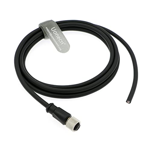 Câble M12 électricité pour raccordement capteur aviation 5 broches 2m