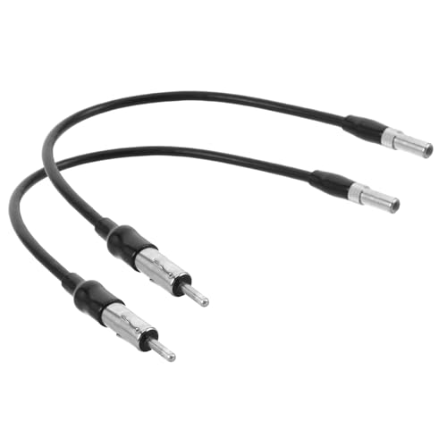 ULTECHNOVO 2 Piezas Adaptador de Antena FM para Coche Conversor de Señal Estéreo Instalación Fácil Mejora la Recepción y Calidad de Audio Compatible con Vehículos
