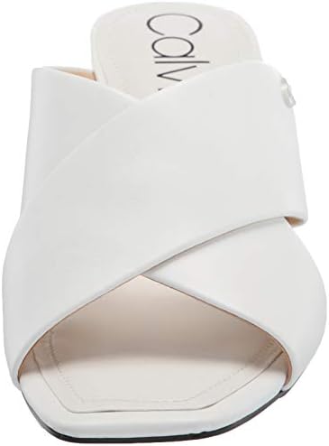 Calvin Klein Women's kcISHA Heeled Sandal, White112, 11 | Image 1
