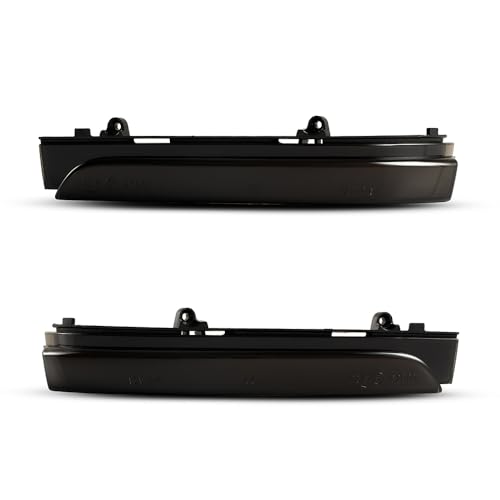 Luz de señal giro dinámica, lámpara indicadora espejo lateral for GOL Geracao 6/7/8 FOX CROSSFOX VOYAGE G6 GOLF 2013, 2 uds(Normal flash,Smoked lens)