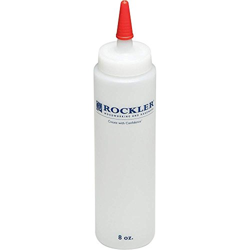 Standard 8 oz Refillable Glue Bottles w/Standard Glue Applicator Tips for Bottles Clog-Free Customizable Flow - Durable Easy-to-Clean Woodworking Accessories for Precision