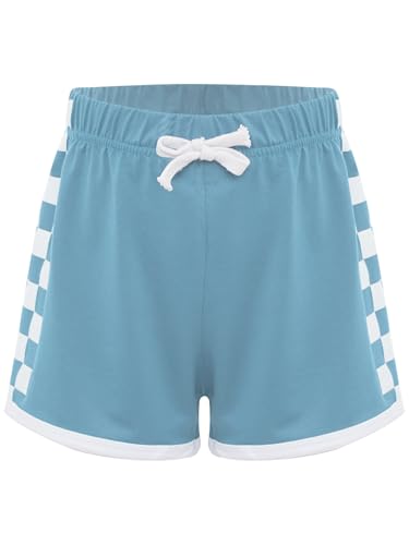 Jugaoge Kids Girls Athletic Sport Shorts Loose Fit Drawstring Waist Summer Shorts Workout Running Shorts3