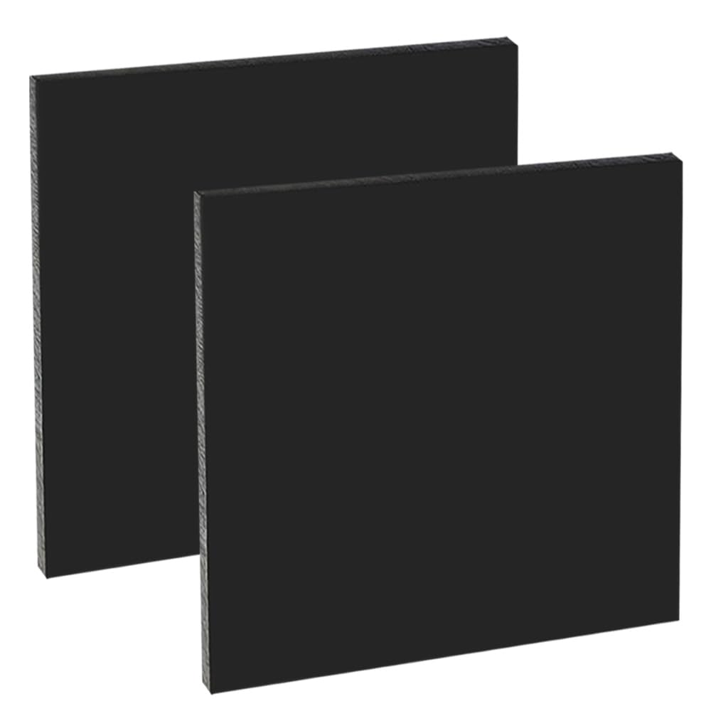HDPE Plastic Sheet - 8" x 12" - Black -13