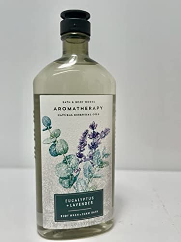 Bath And Body Works Aromatherapy Calm Eucalyptus Lavender Body Wash & Foam Bath 10 Ounce Full Size #TOP24