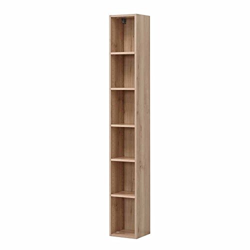 Preisvergleich Produktbild Pharao24 Badezimmerregal in Buche 180 cm hoch