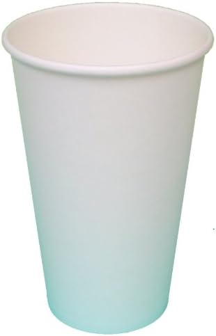 Gogo by crystalware PHC162050WT Paper Hot Cups, 16 oz. Capacity, White, Packed 20 Bags of 50 Cups (Pack of 1000)