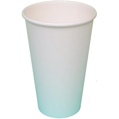Gogo by crystalware PHC162050WT Paper Hot Cups, 16 oz. Capacity, White, Packed 20 Bags of 50 Cups (Pack of 1000) Cover