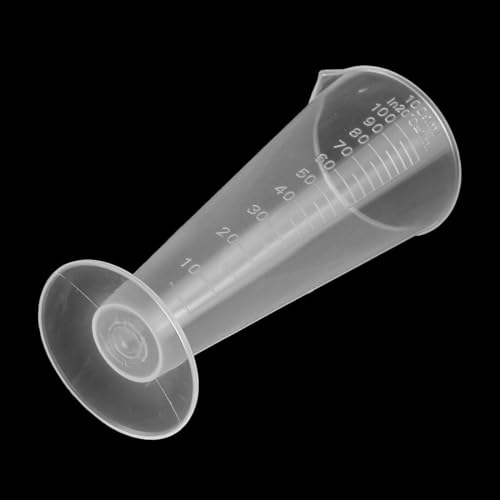 Vaso medidor cónico plástico 100 ml miniatura 5